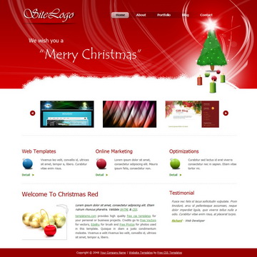 273 Christmas Red